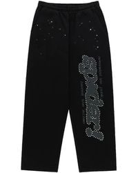 Sp5der - Pantalones De Chándal Rhinestone Punk V2 - Lyst