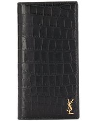 Saint Laurent Portafoglio con monogramma - Nero