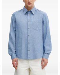 A.P.C. - Chemise À Poche Poitrine - Lyst