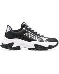 Versace Jeans Couture - Lo-Top Logo Print Sneakers - Lyst