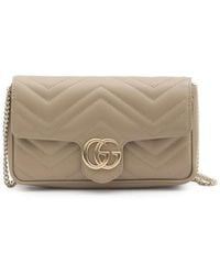 Gucci - Mini Gg Marmont Tasche Mit Kartenetui - Lyst