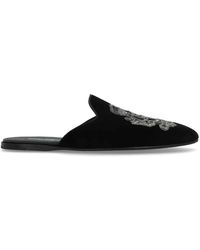 Dolce & Gabbana - Dolce & Gabbana Embroidered Slippers - Lyst