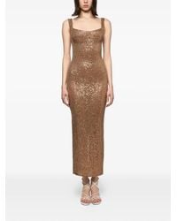 Atu Body Couture - Robe Ornée De Sequins À Coupe Longue - Lyst