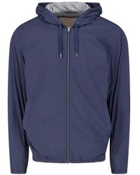 Herno - Lightweight Hooded Zip-Up Jacket - Lyst