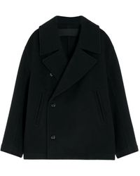 Lemaire - Boxy Peacoat - Lyst