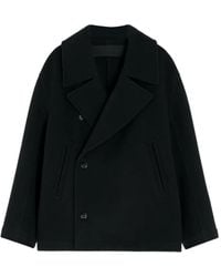 Lemaire - Boxy Peacoat - Lyst