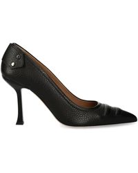 BOSS - Spitze Pumps mit strukturiertem Leder 95mm - Lyst