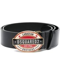 DSquared² - Canadian Brothers D2 Belt - Lyst