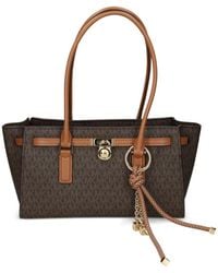MICHAEL Michael Kors - Monogram Logo-Plaque Tote Bag - Lyst