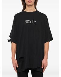 Mastermind Japan - Distressed Skull-Print T-Shirt - Lyst