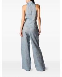 Hevron - Pantalon Ample À Rayures - Lyst