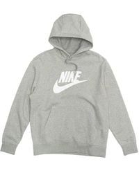 Nike - Felpa Club Fleece Con Cappuccio - Lyst