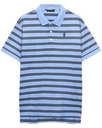 Prada - Garment-Dyed Cotton Polo Shirt - Lyst