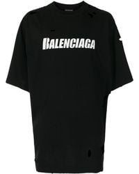 Balenciaga - バレンシアガ ロゴ Tシャツ - Lyst