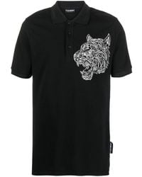 Philipp Plein - Poloshirt mit Tiger-Print - Lyst