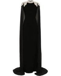 Saiid Kobeisy - Embellished-Crepe Kaftan Dress - Lyst
