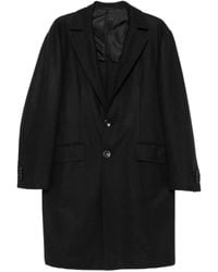 Kiton - Manteau En Cachemire À Simple Boutonnage - Lyst