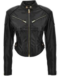 Versace Jeans Couture - Leather Jacket - Lyst
