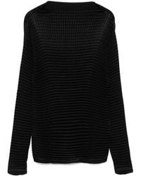 Issey Miyake - Top Suede Like Pleats - Lyst