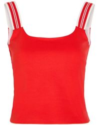 Spense - Striped-Strap Top - Lyst