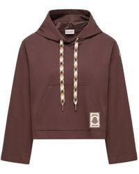 Moncler - Hoodie En Coton Mélangé - Lyst