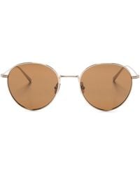 TOTEME - Logo-Engraved Round-Frame Sunglasses - Lyst