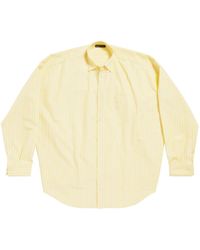 Balenciaga - Camisa oversize con logo estampado - Lyst