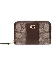 COACH - Portafoglio Con Placca Logo - Lyst