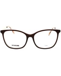 Love Moschino - Rectangle-Frame Glasses - Lyst
