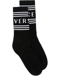 Versace - Socken Mit 90S Vintage-Logo - Lyst