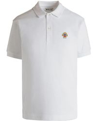 Bally - Logo-Embroidered Cotton Polo Top - Lyst