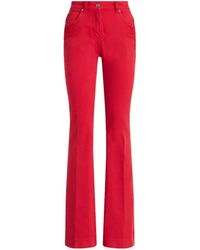 Etro - Embroidered Straight-leg Jeans - Lyst