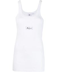 Random Identities - Logo-Print Ribbed-Knit Tank Top - Lyst