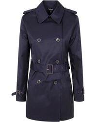 Ralph Lauren - Zweireihiger Trenchcoat - Lyst