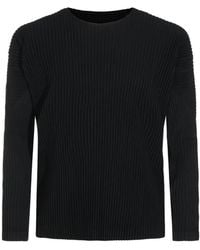 Homme Plissé Issey Miyake - Pleated Long-Sleeve T-Shirt - Lyst
