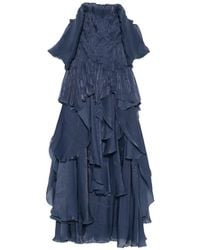 Aje. - Ruffled Off-Shoulder Maxi Dress - Lyst