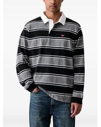 Levi's - Striped Long-Sleeve Rugby Polo Shirt - Lyst