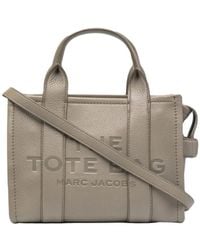 Marc Jacobs - Zementgraue Leder Kleine Tragetasche - Lyst