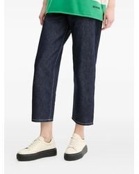 Sunnei - Contrast-Stitch Jeans - Lyst