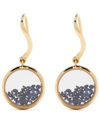 Aurelie Bidermann - Boucles D'Oreilles Pendantes Chivor En 18Ct Ornées De Saphir - Lyst