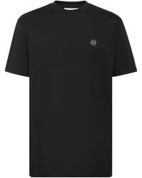 Philipp Plein - T-Shirt Round Neck Ss Strass Gothic Plein - Lyst