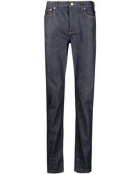 A.P.C. - Petit Button-Fly Slim-Fit Jeans - Lyst