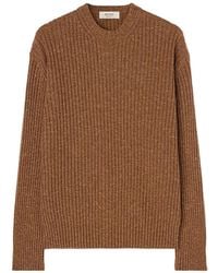 RETORI - Ribbed-Knit Crew-Neck Sweater - Lyst