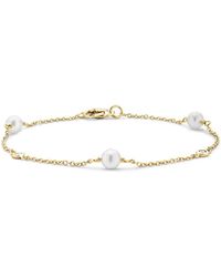 Pragnell - 18Kt Sundance Pearl And Diamond Bracelet - Lyst