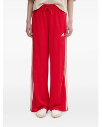 adidas - Mesh-Knit Stripe-Detail Track Pants - Lyst