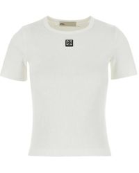Tory Burch - Logo Plaque T-Shirt - Lyst