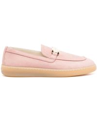 Ferragamo - Suede Loafers - Lyst