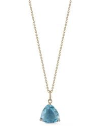 Mateo - 14Kt Topaz Pendant Necklace - Lyst