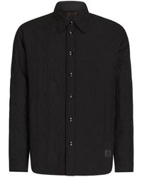 Etro - Quilted Button-up Shirt Jacket - Lyst