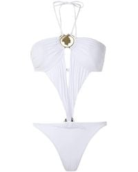 Amir Slama - Cut Out Halterneck Swimsuit - Lyst